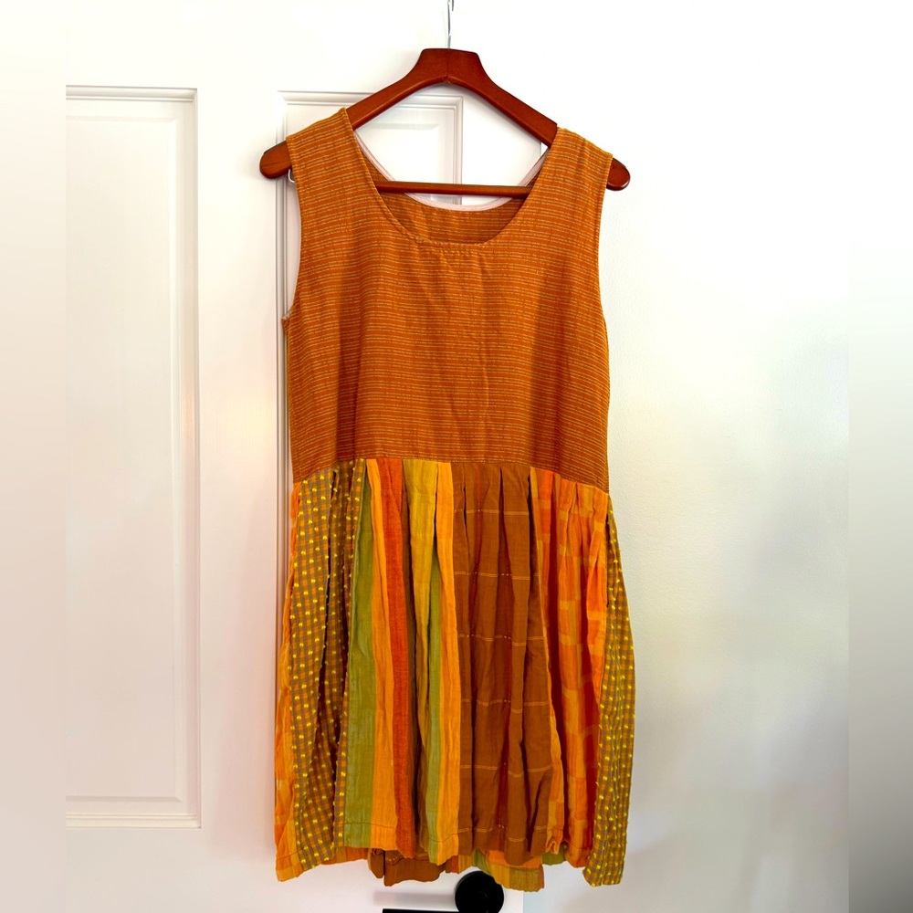Ace & Jig Pieced Daisy Dress in Umber. Size M.
